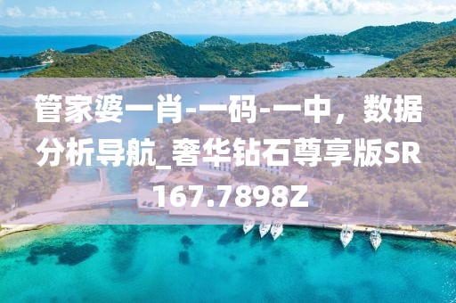 管家婆一肖-一碼-一中，數(shù)據(jù)分析導(dǎo)航_奢華鉆石尊享版SR167.7898Z
