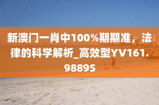 新澳門一肖中100%期期準(zhǔn)，法律的科學(xué)解析_高效型YV161.9889S