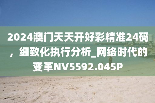 2024澳門天天開好彩精準(zhǔn)24碼，細(xì)致化執(zhí)行分析_網(wǎng)絡(luò)時代的變革NV5592.045P