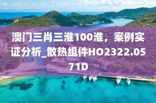 澳門三肖三淮100淮，案例實證分析_散熱組件HO2322.0571D
