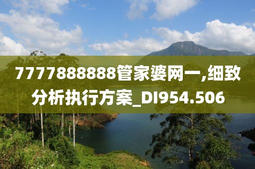 7777888888管家婆網(wǎng)一,細(xì)致分析執(zhí)行方案_DI954.506