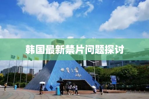 韓國(guó)最新禁片問題探討