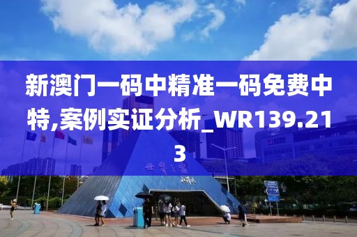 新澳門一碼中精準一碼免費中特,案例實證分析_WR139.213