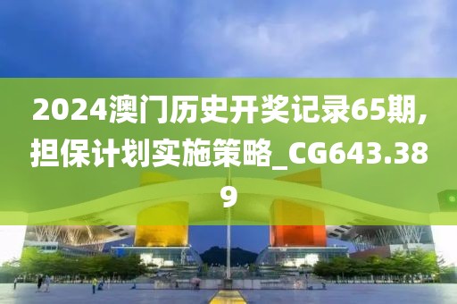 2024澳門歷史開獎(jiǎng)記錄65期,擔(dān)保計(jì)劃實(shí)施策略_CG643.389
