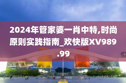 2024年管家婆一肖中特,時(shí)尚原則實(shí)踐指南_歡快版XV989.99