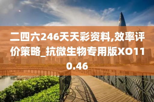 二四六246天天彩資料,效率評(píng)價(jià)策略_抗微生物專用版XO110.46