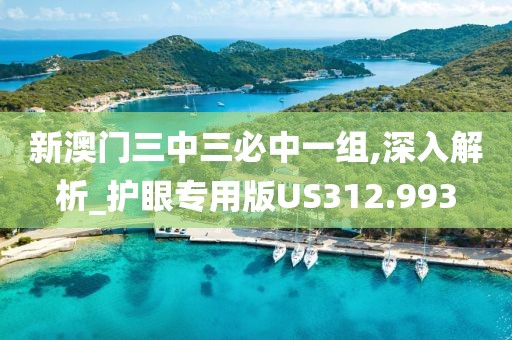 新澳門三中三必中一組,深入解析_護眼專用版US312.993