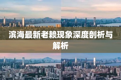 濱海最新老賴現(xiàn)象深度剖析與解析