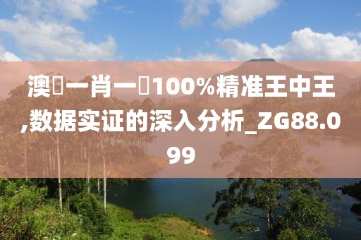 澳門(mén)一肖一碼100%精準(zhǔn)王中王,數(shù)據(jù)實(shí)證的深入分析_ZG88.099