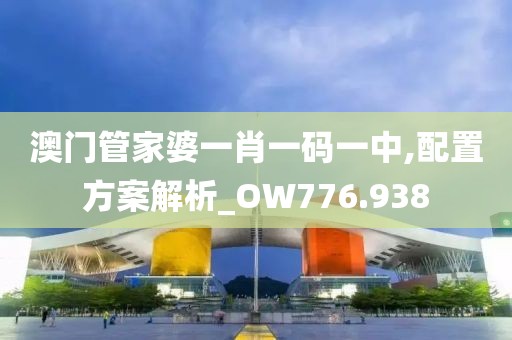 澳門管家婆一肖一碼一中,配置方案解析_OW776.938