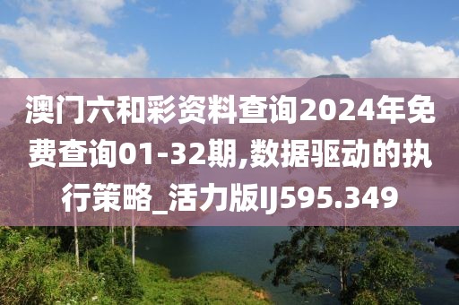 澳門六和彩資料查詢2024年免費(fèi)查詢01-32期,數(shù)據(jù)驅(qū)動(dòng)的執(zhí)行策略_活力版IJ595.349
