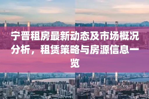 寧晉租房最新動態(tài)及市場概況分析，租賃策略與房源信息一覽