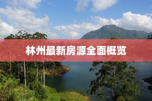 林州最新房源全面概覽